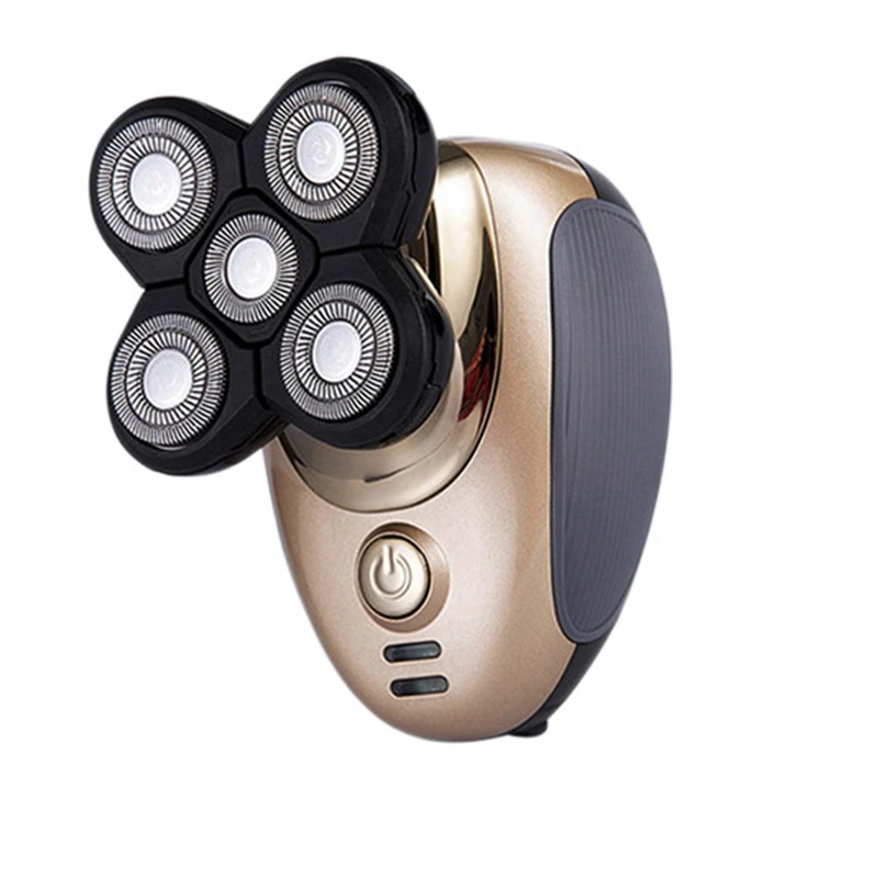 

Professional Electric Shaver USB Rechargeable Bald Head Shaver Heads Beard Nose Ear Hair Trimmer Facial Brush