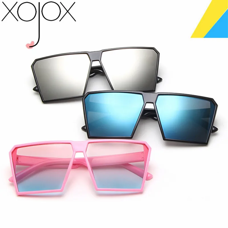 Солнечные очки XojoX унисекс большого размера квадратные для мальчиков и девочек