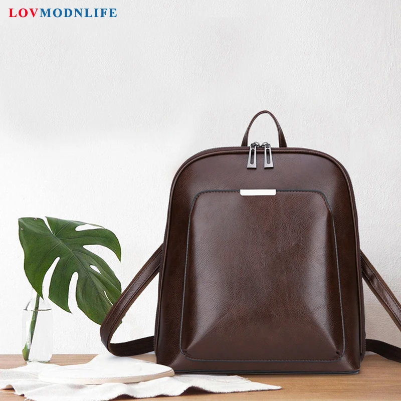 Роскошный дизайнерский женский рюкзак кожаный водонепроницаемый дорожный ранец