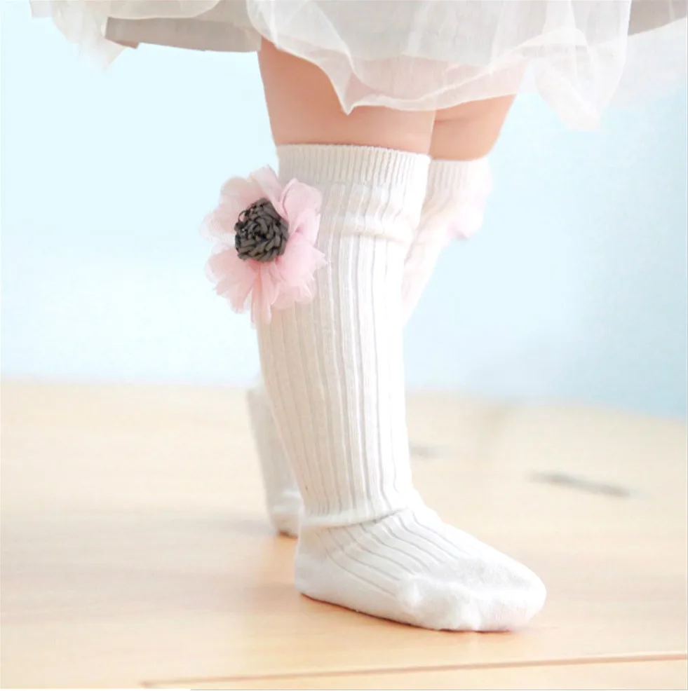 Pudcoco брендовые Детские колготки для маленьких девочек чулки по колено с рисунком