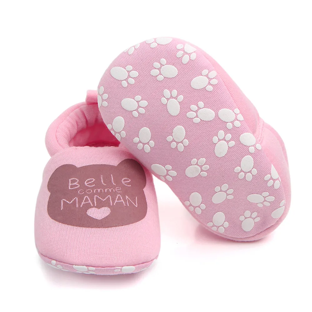 Милые пинетки для маленьких мальчиков и девочек розовые синие весенние туфли на