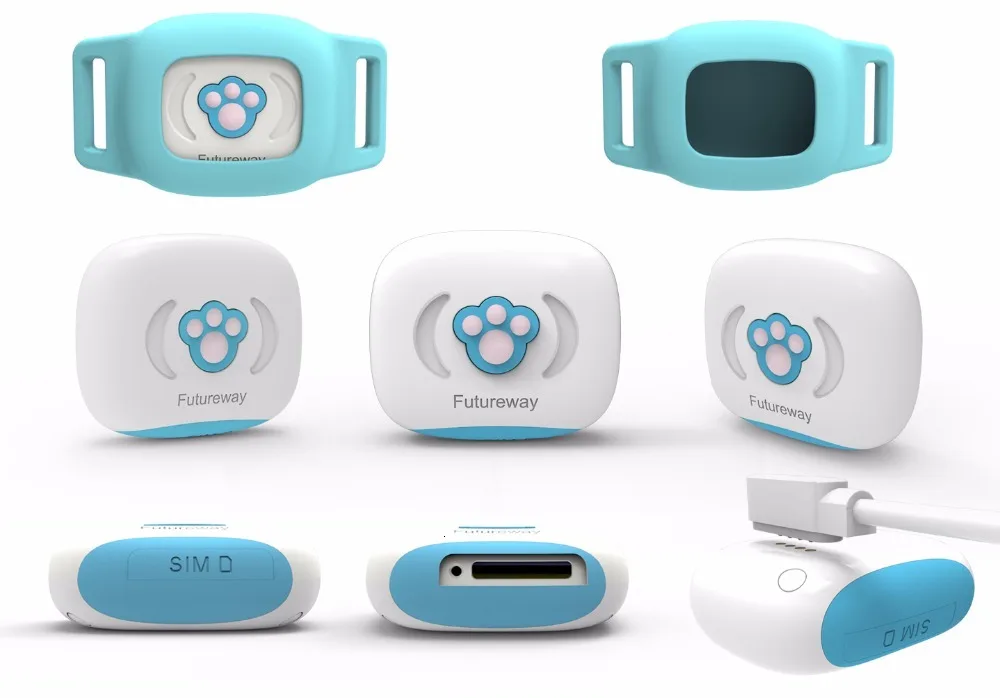 Pet Gps ошейник для собак IP67 Водонепроницаемый кот собака животное трекер ночной светящийся ошейник отслеживающее устройство