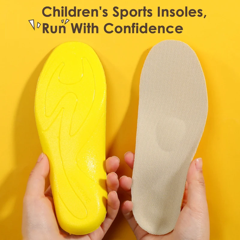 

BANGNI Kids Orthotics Insoles Correction Care Tool for Child Flat Foot Running Health Soft PU Inserts High Elastic Sports Pad