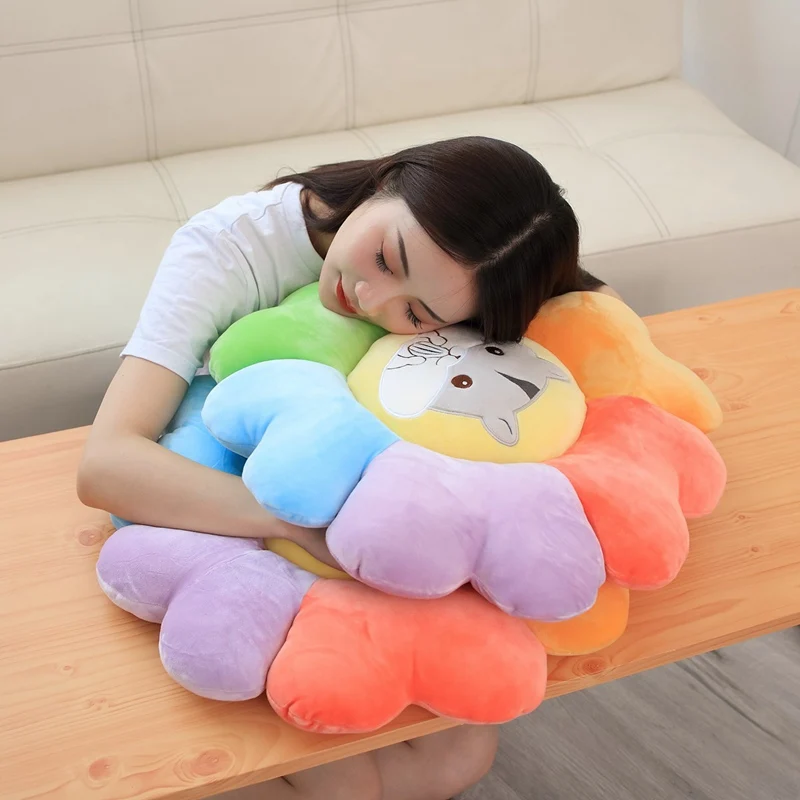 Игрушка плюшевая в виде хомяка и подсолнуха 1 шт. 50 см | Игрушки хобби