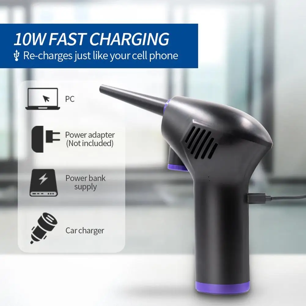 

Desktop Computer Notebook Computer Handheld Cleaning Case Dust Household Blower Hair Computer Sill Dryer Powerful Lens Wind H0F6