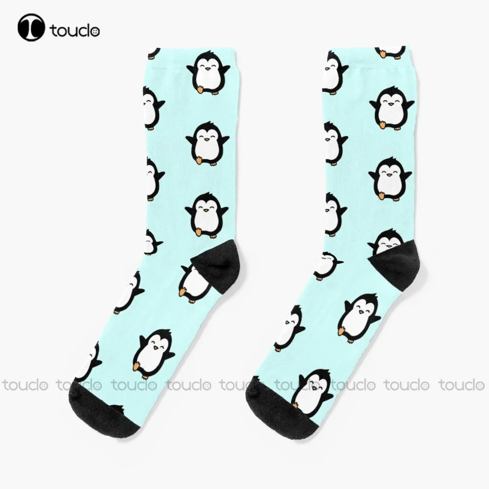 

Penguin Bird Animal Cute Socks Bride Socks Personalized Custom Unisex Adult Teen Youth Socks 360° Digital Print Christmas Gift