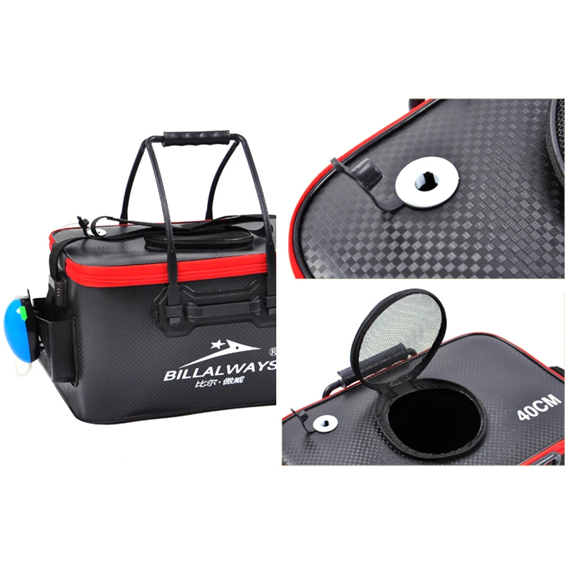Высококачественное складное рыболовное ведро портативная Рыболовная Сумка EVA с