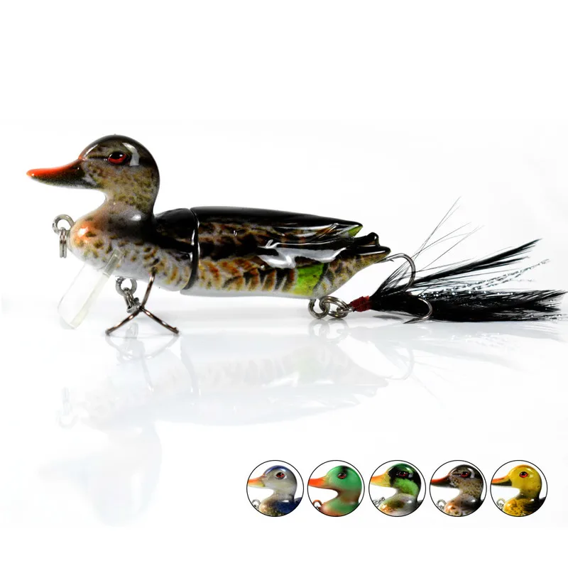 70 мм 10 г плавающая утка рыболовные приманки жесткое тело соединенный Swimbait Щука