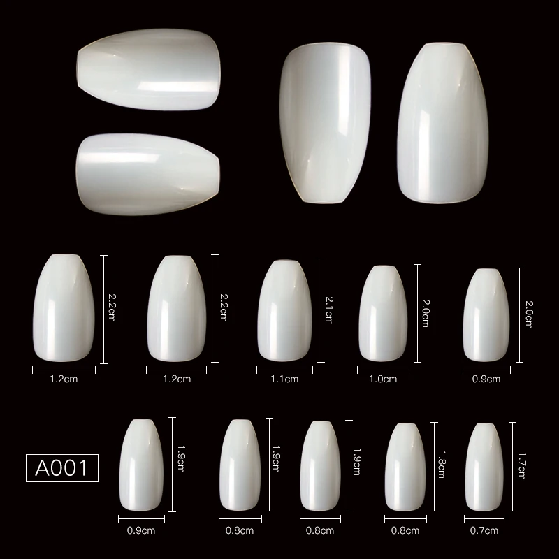 1 упаковка накладных гелевых ногтей плоская форма полное покрытие 10 размеров |