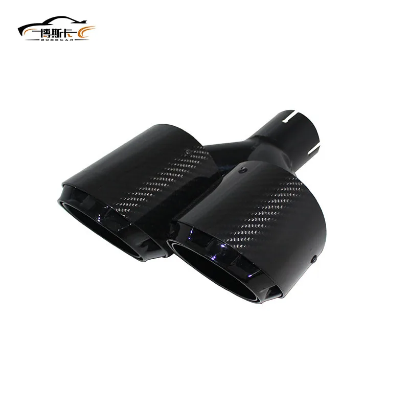 

Car exhaust pipe muffler carbon fiber Y-shaped stainless steel suitable SZ013