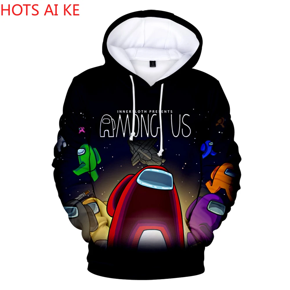 

2021 among Us Hoodie 3D Women Sweatshirt Long Sleeve Men 's Unisex Streetwear Video Games Harajuku Clothes Plus Size