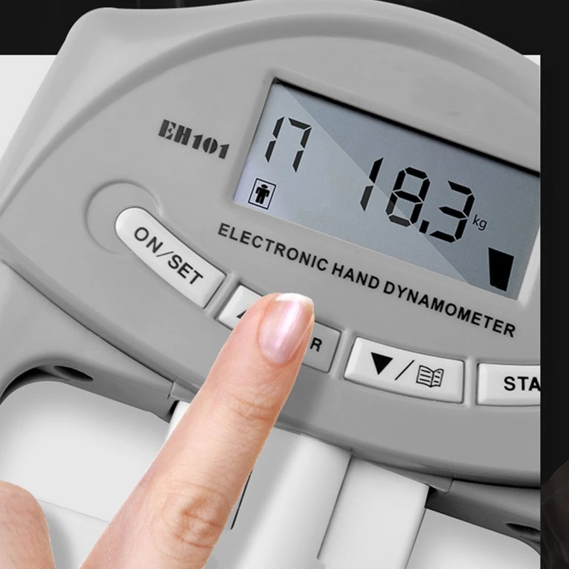 Регулируемый цифровой Ручной динамометр с ручкой измеритель силы