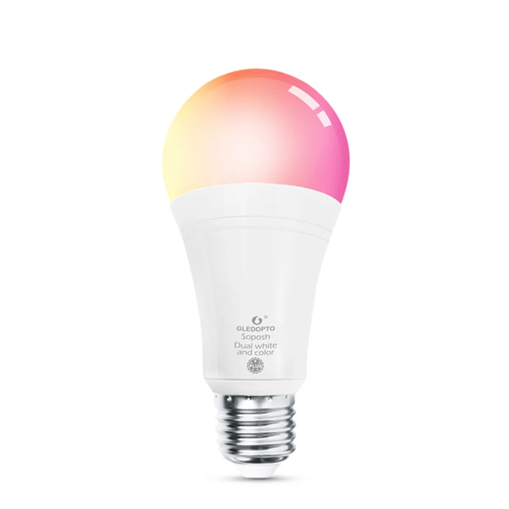 Умный светодиодный лампы E27 E26 Zigbee RGBCCT с регулируемой яркостью(12 Вт AC 110V 220V 6 зоны РФ Пульт дистанционного управления Управление Zigbee 3,0 свет лампы Голосовое управление Alexa - Испускаемый цвет: 1pc Bulb Plus Only