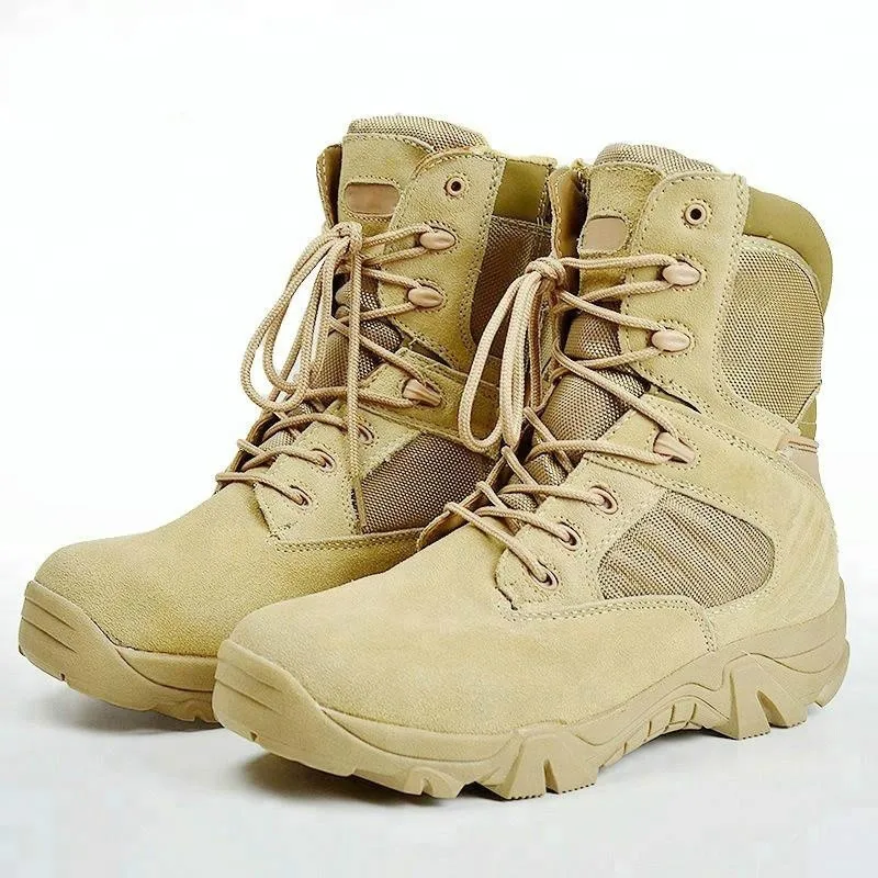 Мужские ботинки Средний Военный десант лучшее качество Армейские Ботинки Зимняя