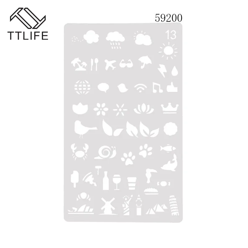 TTLIFE новые инструменты для украшения торта PP кофейная форма пластиковая гирлянда