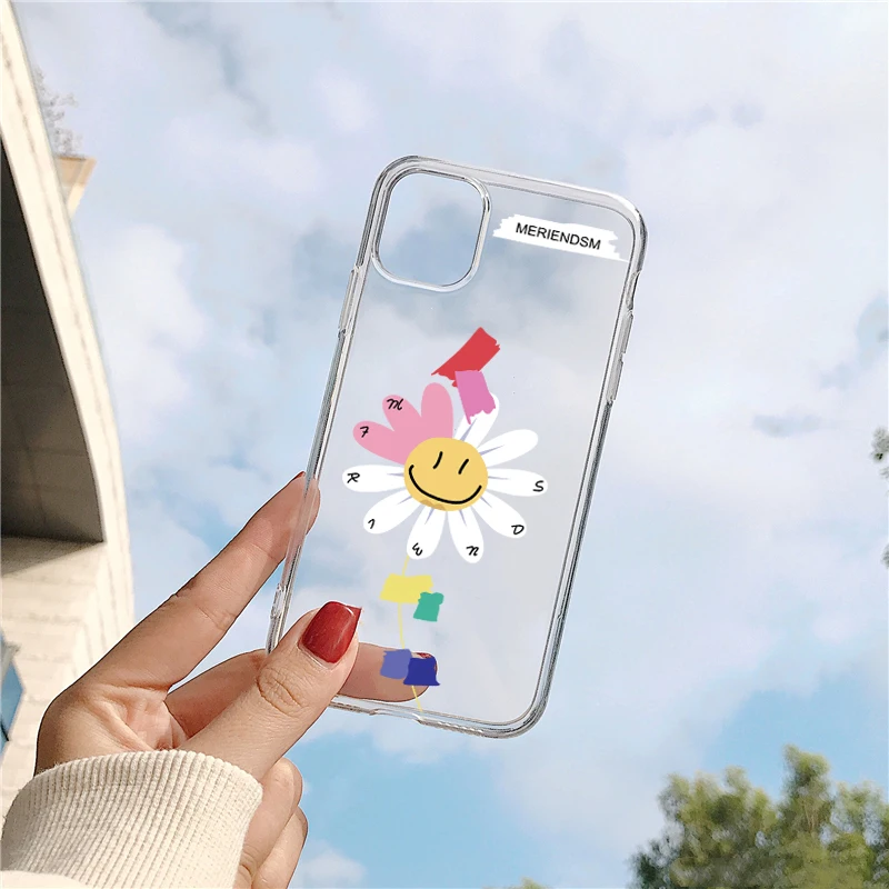 Чехол для телефона в Корейском стиле девушек Power Flower iPhone 11 Pro MAX XR X XS чехол модный