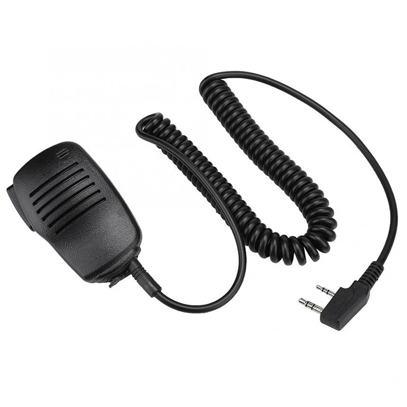 2 Pin Ptt Heavy Speaker Mic Waterproof for Kenwood Puxing Wouxun Tyt Hyt Baofeng Uv5R 888S Radio | Электроника