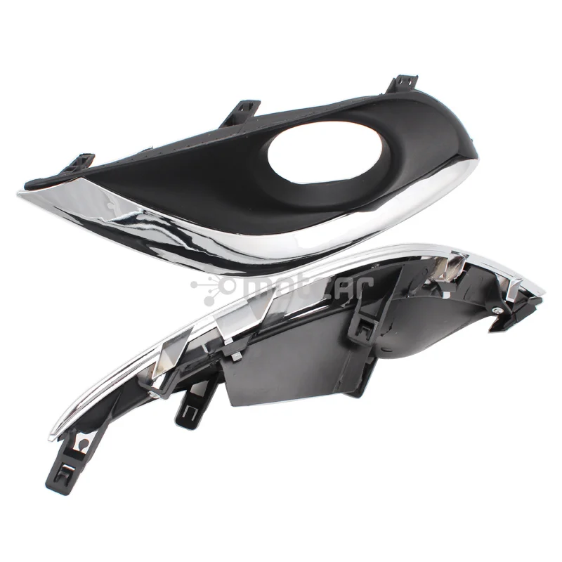 Auto Trim Front Fog Lamp Black Car Bezel Light Cover Hoods for Nissan Versa Sedan(B17) 2014 2015 2016 2017 2018 Facelift | Автомобили и