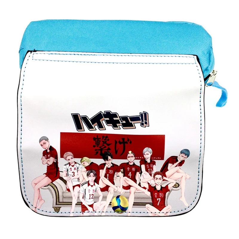 

Anime Haikyuu!! Delicate Figures Printed Pencil Box Large Capacity Pencil Bag Pen Case Zipper Stationery Storage Pouch