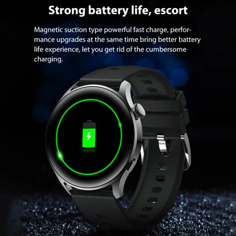 

Newest Sports Watch Listening to Songs Bluetooth-compatible Calling Bracelet Waterproof 1.28-inch Screen 2021 New Smart Watch