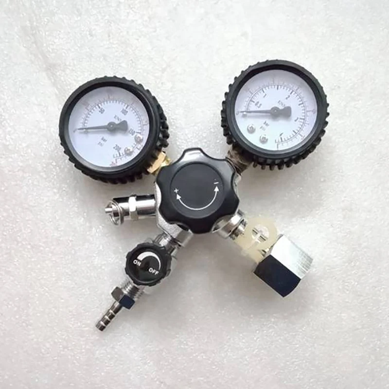 

0-3000 Psi Tanks Pressure Beer Tester Beer Co2 Keg Regulator Safety Pressure Relief Valve Double Gauge Co2 Regulator