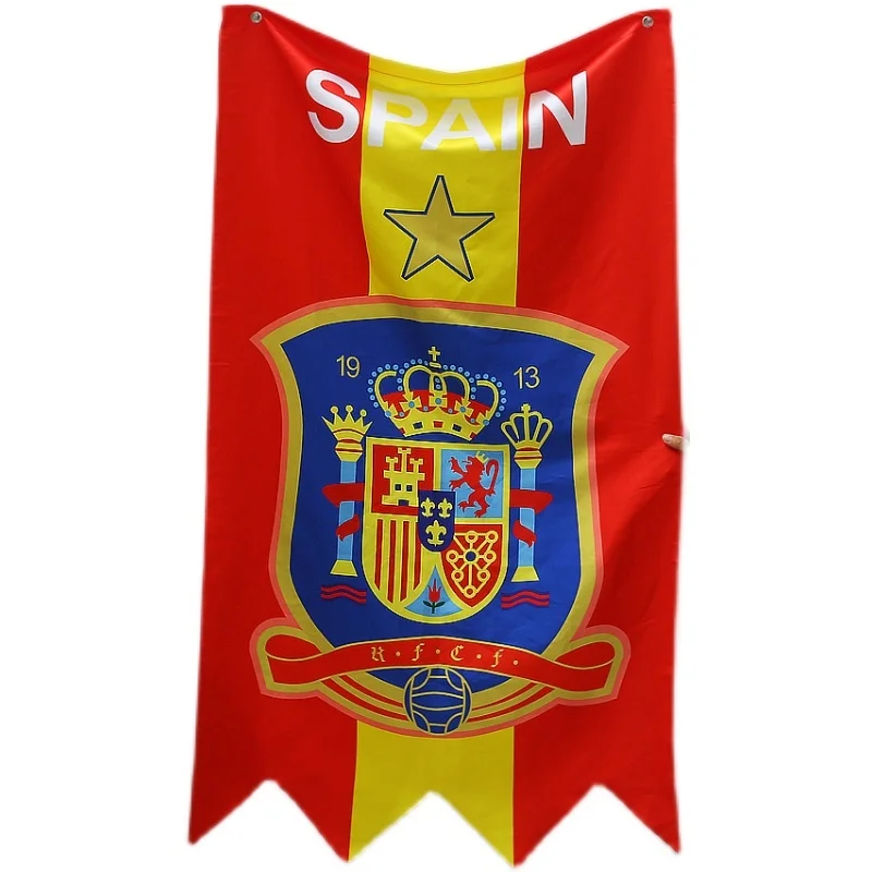 

Euro Cup Football Decoration Large Flag Hanging Bar Publicity Material Theme Atmosphere Banner 70*125cm