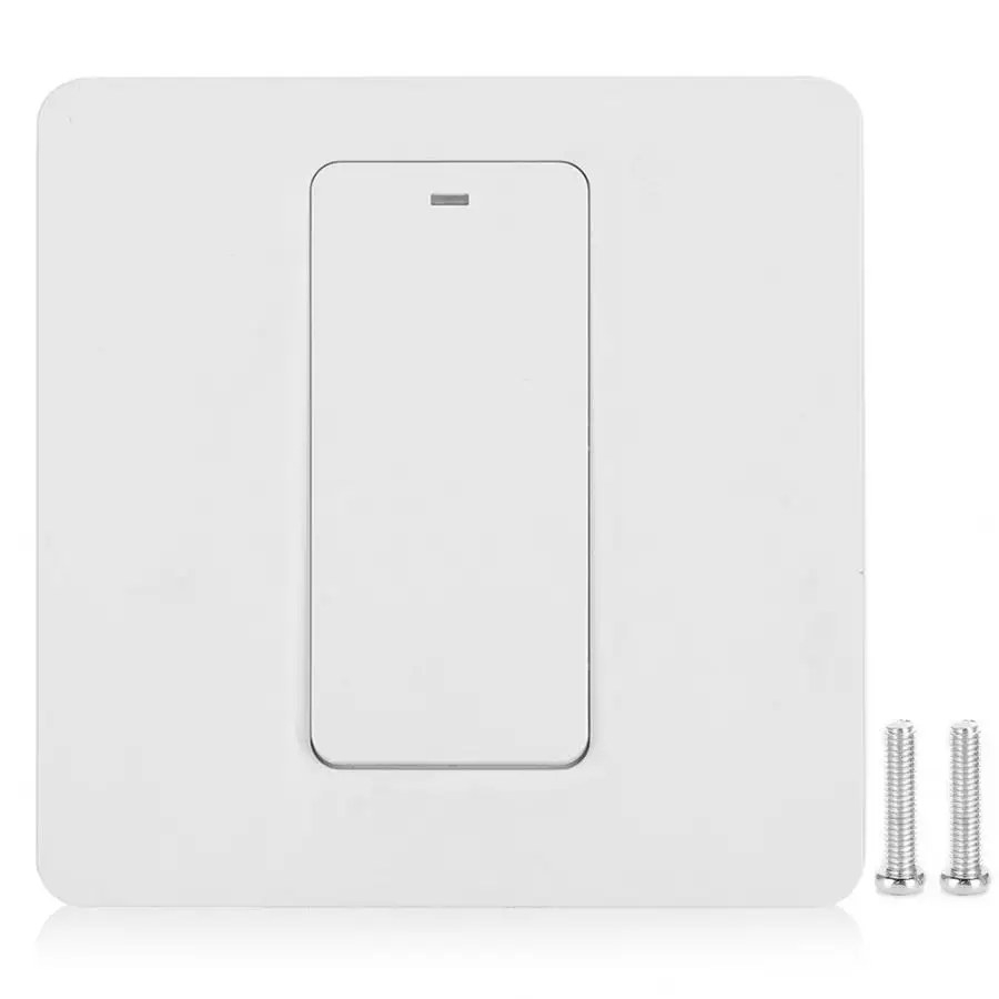 1 полосная настенная панель переключателя для Alexa/Google голосовое управление