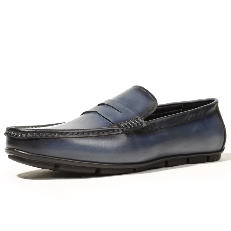 

Новый стиль, мужские ретро туфли для отдыха в британском стиле, туфли-лоферы, туфли для отдыха, повседневная обувь