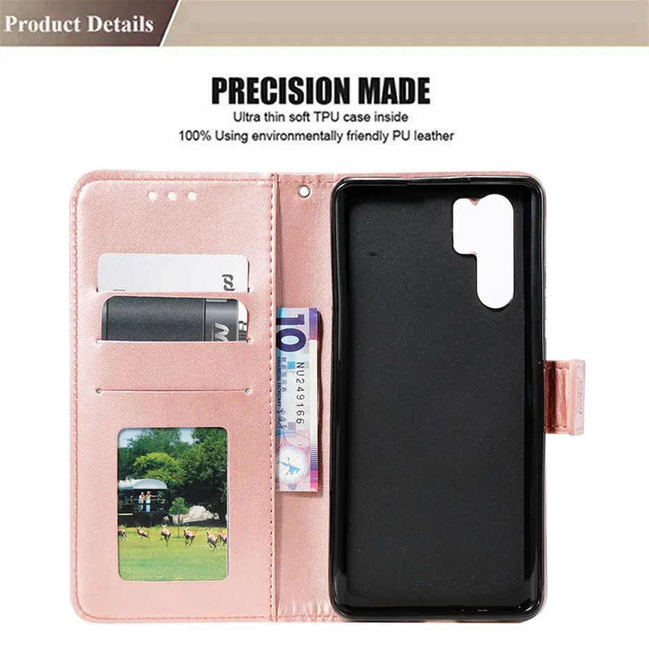 Из искусственной кожи чехол для huawei P20 P30 Коврики 10 20 30 Lite Pro P SMART плюс Z Y5 Y6 Y7 Honor 9 10 20 9X 8X откидной Чехол-кошелек с подставкой