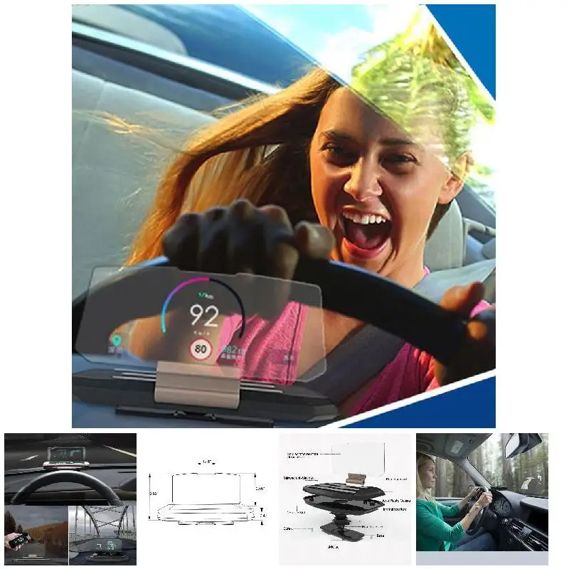 Прямая поставка новый автомобильный gps телефон HUD мобильный навигационный