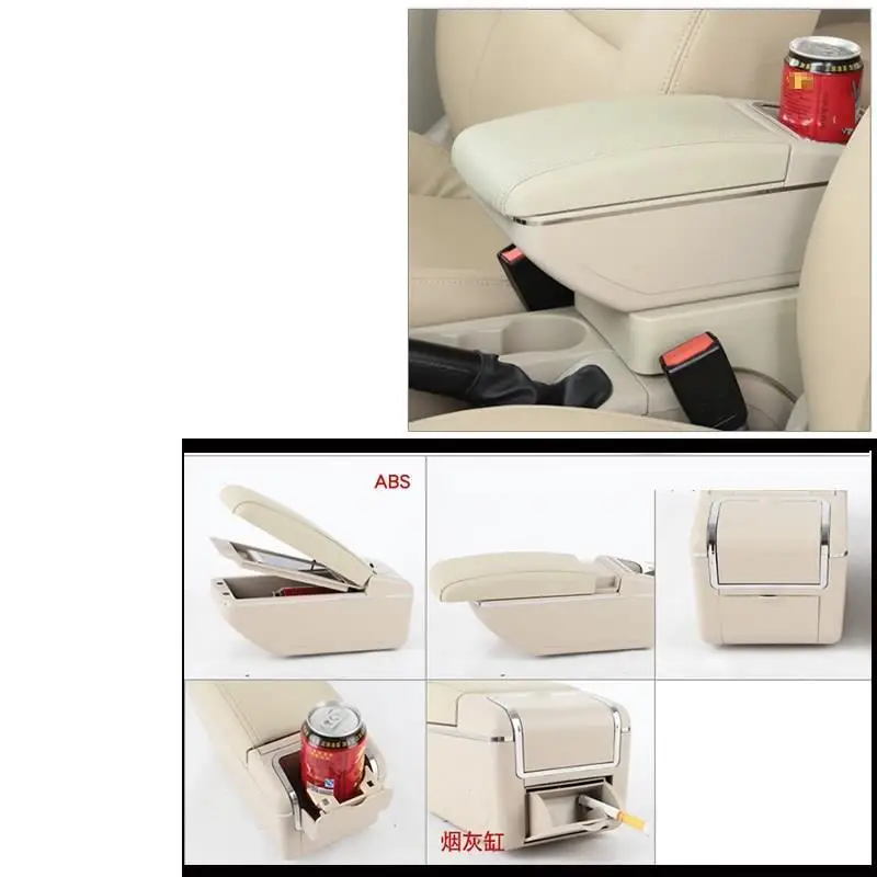 Personalized Interior Protecter Upgraded Accessory Automobile Automovil Arm Rest Car Styling Armrest 18 19 FOR Citroen Elysee | Автомобили