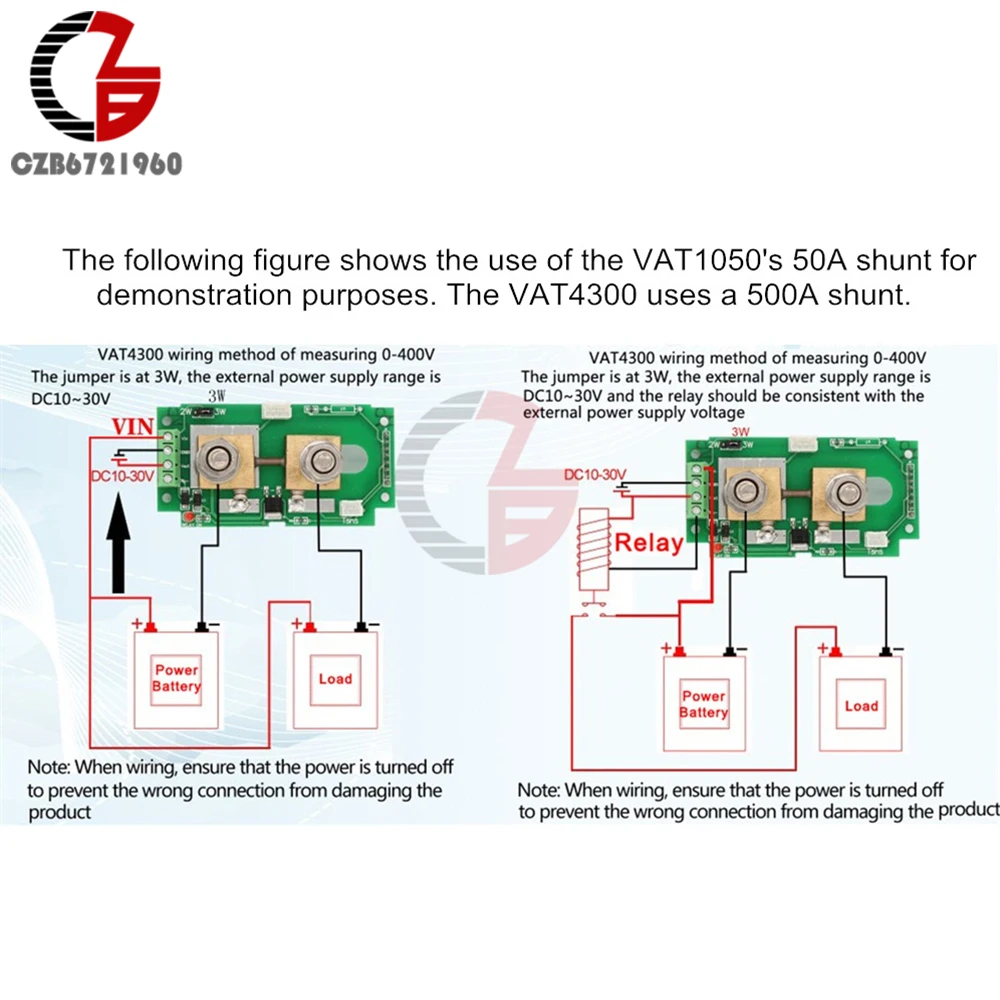 

DC 0-300A 0-400V Car Digital Voltmeter Ammeter Wattmeter Baterry Capacity Indicator 12V Voltage Tester Charger Discharge Monitor