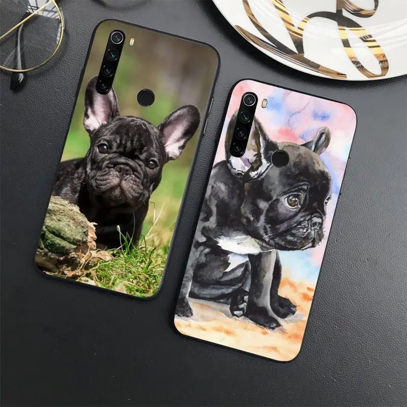 

French bulldog dog animal Phone Case For Xiaomi Redmi note 7 8 9 t max3 s 10 pro lite coque shell cover funda
