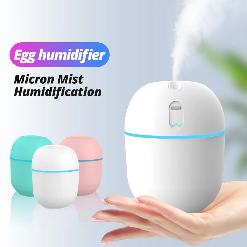 

ANMONE Портативный USB Крытый увлажнитель воздуха аккумуляторная 220 мл водяного пара для автомобиля Офис фоггер создатель тумана с ночной Свети...