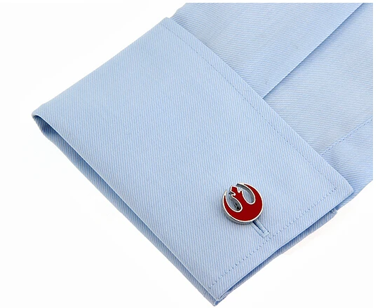 Мужские Запонки iGame качественные черные запонки из латуни с дизайном Rebel