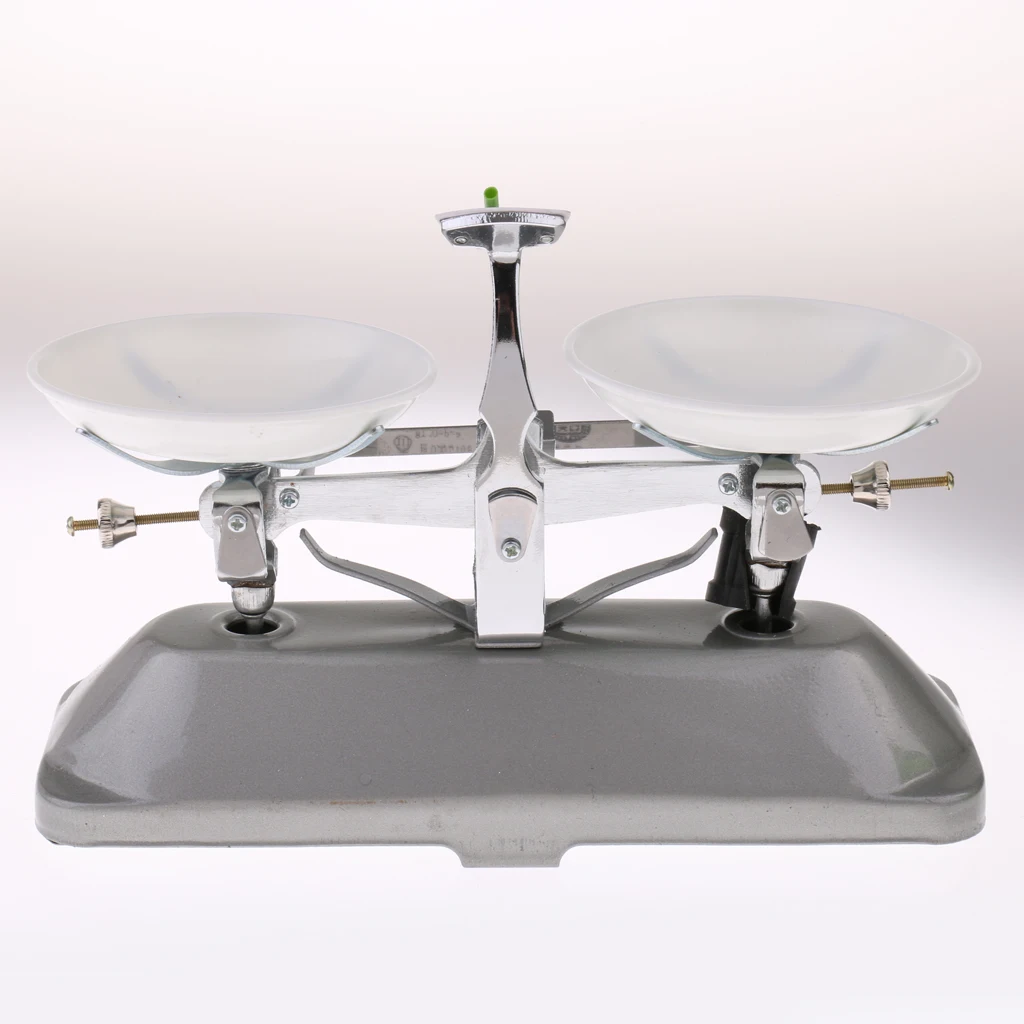 

100 Gram Table Balance Scale w/Weights School Teaching Tool Lab Equipment