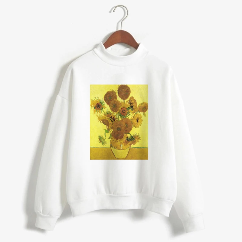 Женская толстовка Hipster Van Gogh Van Goghing Van Gone Meme Осенняя толстовка с забавным длинным рукавом Harajuku Vogue толстовки Одежда - Цвет: 1212