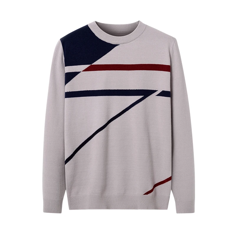 

Fashion New Autumn Winter Men'S sweater Men's letter O-neck Solid Color Casual Sweater Men's Slim Fit Brand Knitted Pullovers