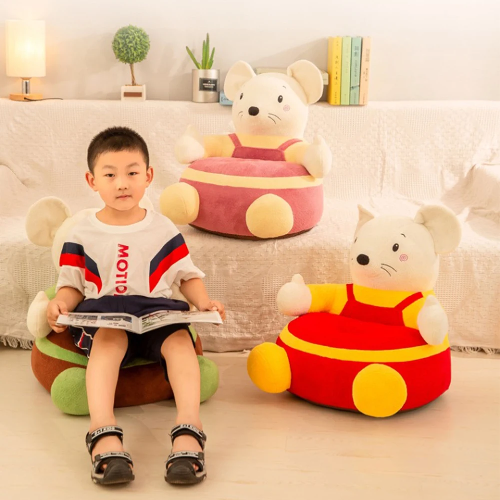

Children's plush sofa seat Teddy Pig Varietys Cartoon Shapes Cute Mini Home Furniture Creative Holiday Birthday Gift