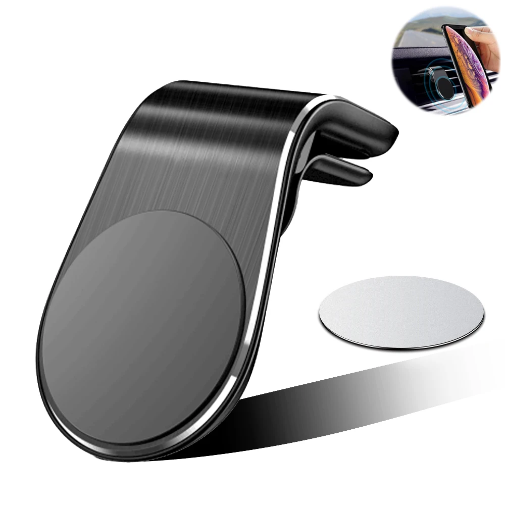 

Car Phone Holder For iPhone Phone In Car Mobile Support Magnetic Phone Mount Stand For Tablets And Smartphones