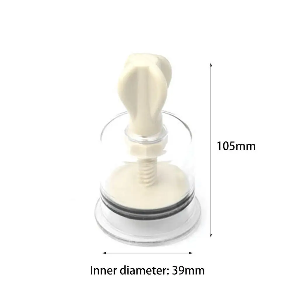 Inner diameter 3.9cm Присоска для сосков, массажные вакуумные банки, Фетиш пластик, увеличитель, присоска для увеличения груди, массажер для тела, чашки - Цвет: Inner diameter 3.9cm