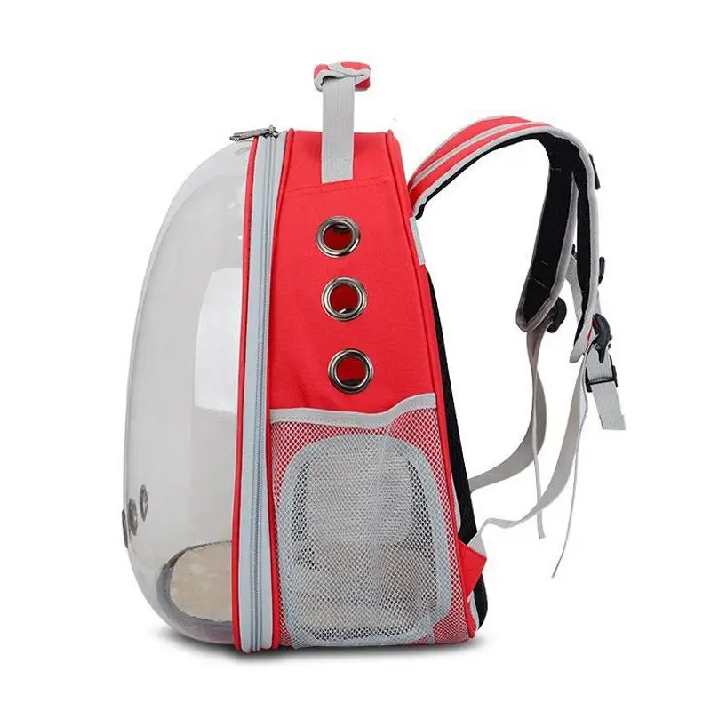 Дорожная сумка через плечо для кошек дышащая прозрачная Портативная домашних