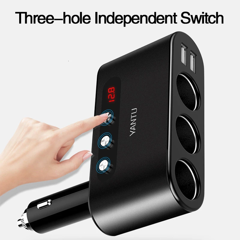 2 Порты зарядных порта USB для автомобиля Зарядное устройство 3 0 Мобильный телефон