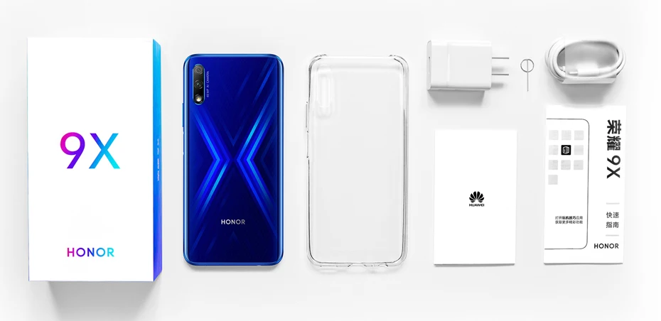 Honor 9X9X6 GB 128GB мобильный телефон Kirin 810 Octa Core 48MP двойная камера 6,5" полный дисплей 1080*2340 4000mAh смартфон Google