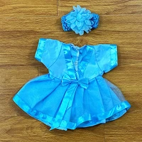 48 50cm foreign rebirth baby doll clothes suit dress little princess lace skirt pink blue yellow accessories clothing