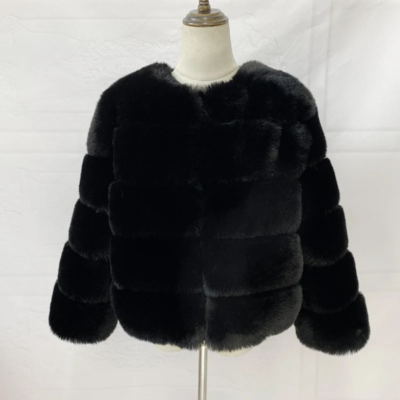 

Популярная зимняя женская куртка из искусственного лисьего меха 2021, женская меховая куртка, теплая куртка, модное высококачественное пальт...