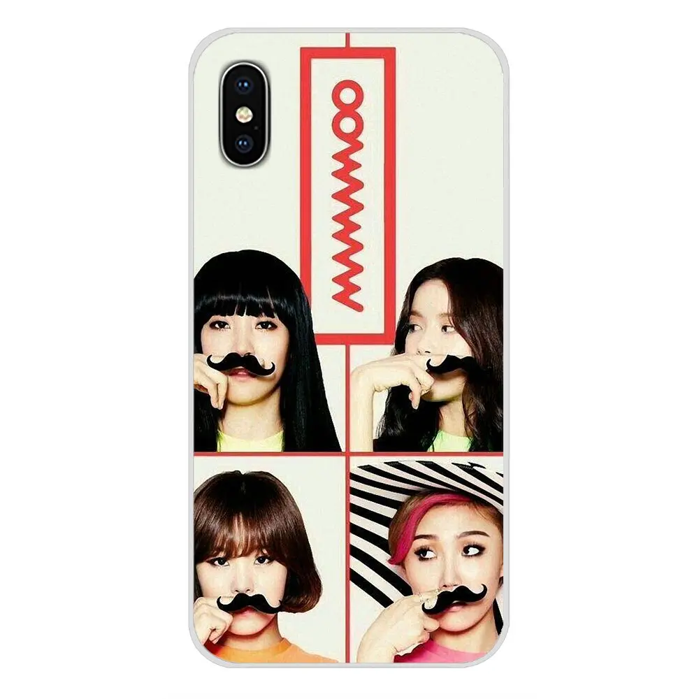 Аксессуары чехлы для телефонов Mamamoo KPOP girls Apple iPhone X XR XS MAX 4 4S 5 5S 5C SE 6 6S 7 8 Plus ipod touch
