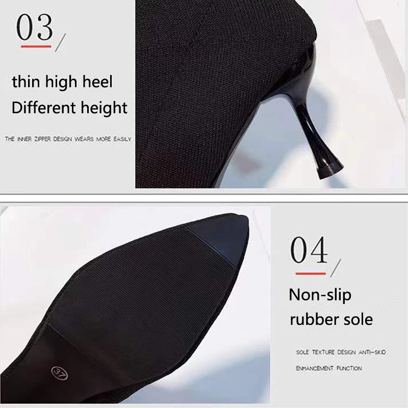 Новинка 2022 осенне-зимняя женская обувь на высоком каблуке остроносые туфли