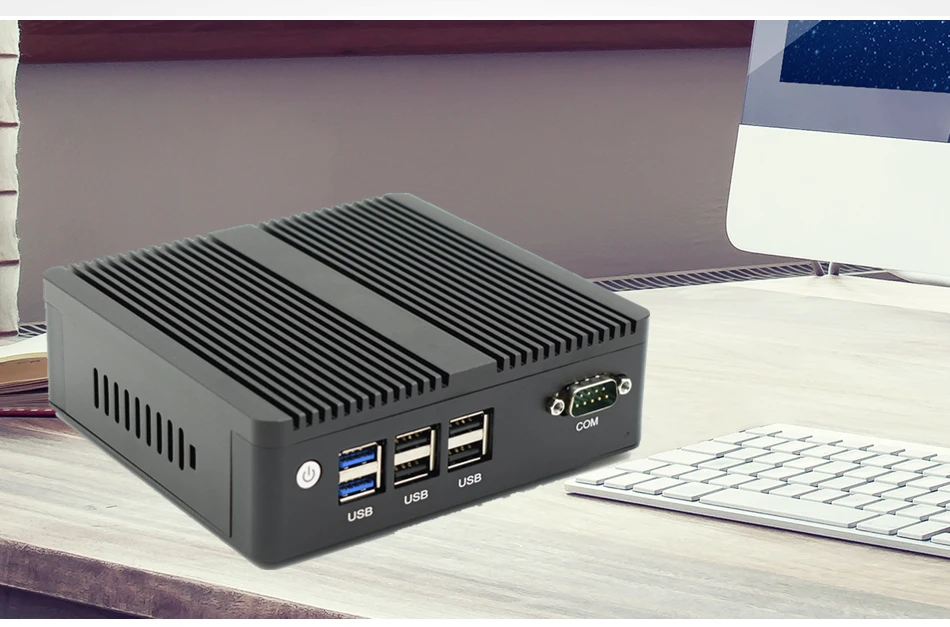 Topton четырехъядерный 3160 J1900 безвентиляторный мини-ПК Windows 7 10 Dual NIC wifi Linux Pfsense маршрутизатор брандмауэр сервер AES-NI поддерживается
