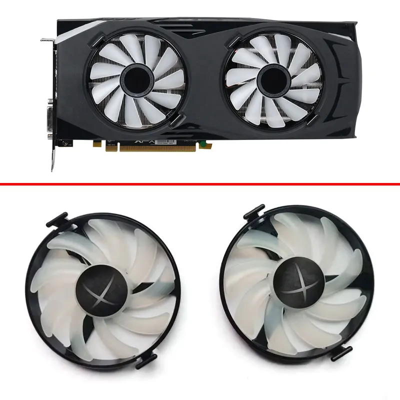 Новый вентилятор FDC10U12S9-C RX 580 замена XFX AMD Radeon 470 480 RX580 RX480 RX470 EDITION охлаждение